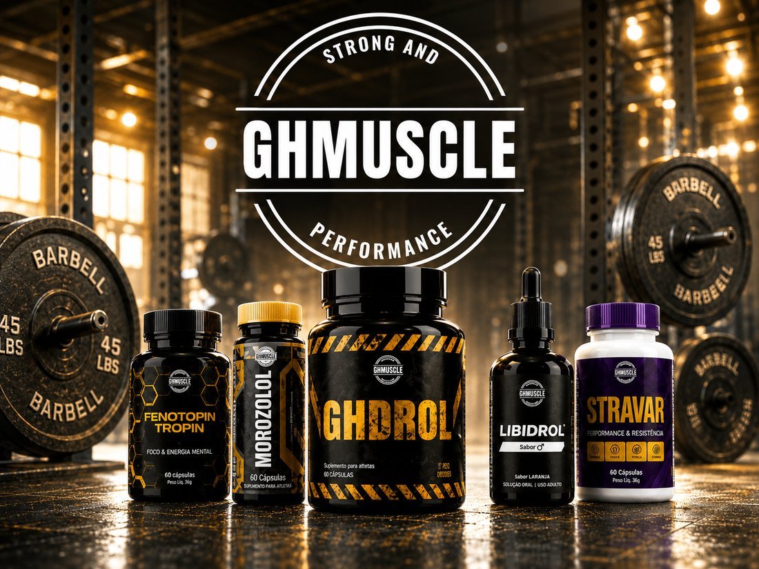 Linha de produtos GHMUSCLE